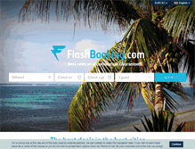 Tablet Screenshot of flashbooking.com